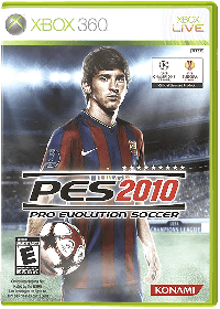 Pro Evolution Soccer 2010 PAL Xbox 360 PAL box art